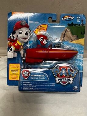 Paw Patrol Marshall Red Rescue Boat Toy by Spin Master